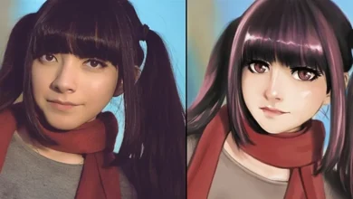 تحويل الصور الى انمي